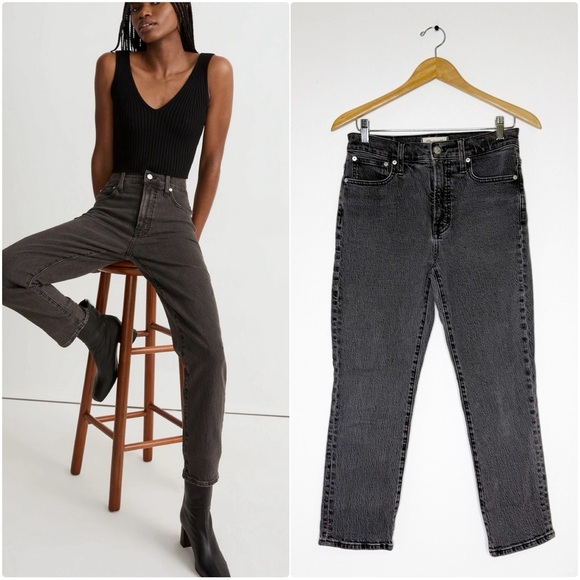 Madewell The Perfect Vintage Jeans Gray Wash Size 26 Petite - Picture 1 of 10